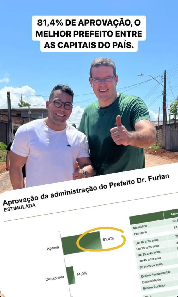 Prefeito Dr. Furlan destaque nos principais meios de comunicação do Brasil,  participará de uma entrevista exclusiva amanhã, às 11h, no&nbsp;JAP1