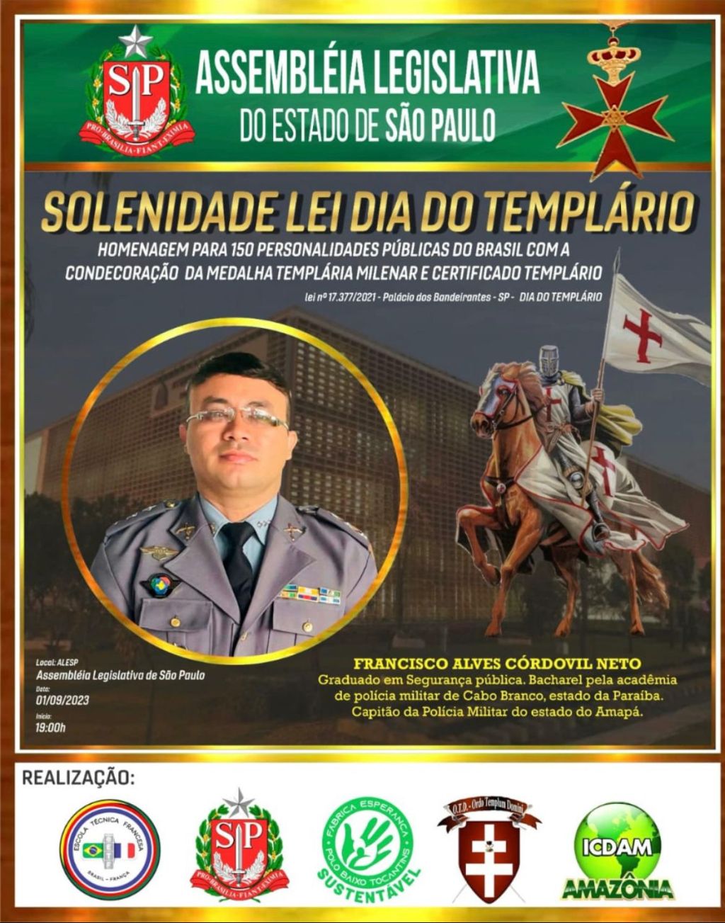 Capitão Alves Neto: Destaque Nacional por seus Serviços à População do&nbsp;Amapá